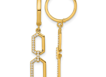 14k Yellow Gold Earrings Style YE2277 - Classique Jewelry Inc.