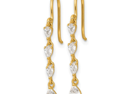 14k Yellow Gold Earrings Style YE2278 - Classique Jewelry Inc.
