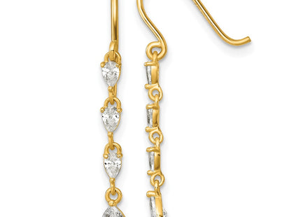 14k Yellow Gold Earrings Style YE2278 - Classique Jewelry Inc.
