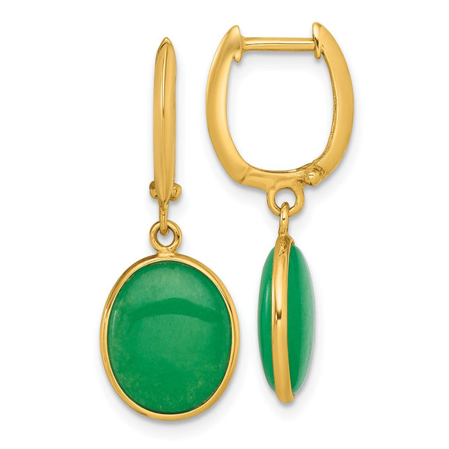 14k Yellow Gold Earrings Style YE2284 - Classique Jewelry Inc.