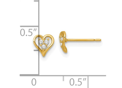 14k Yellow Gold Earrings Style YE2286 - Classique Jewelry Inc.