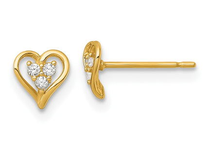 14k Yellow Gold Earrings Style YE2286 - Classique Jewelry Inc.