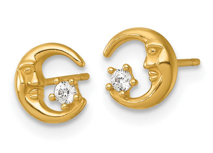 14k Yellow Gold Earrings Style YE2288 - Classique Jewelry Inc.