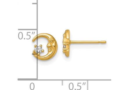 14k Yellow Gold Earrings Style YE2288 - Classique Jewelry Inc.