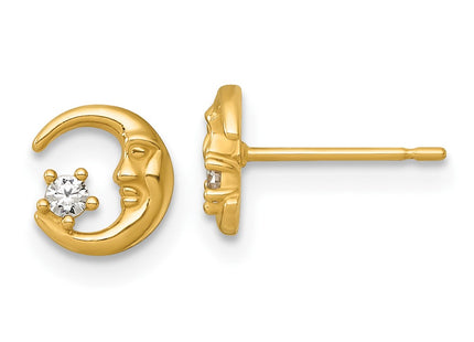 14k Yellow Gold Earrings Style YE2288 - Classique Jewelry Inc.