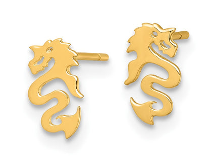 14k Yellow Gold Earrings Style YE2290 - Classique Jewelry Inc.