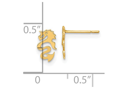 14k Yellow Gold Earrings Style YE2290 - Classique Jewelry Inc.