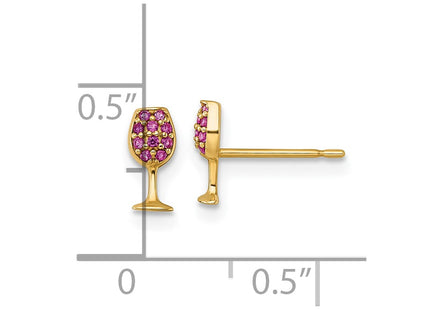 14k Yellow Gold Earrings Style YE2291 - Classique Jewelry Inc.