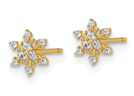 14k Yellow Gold Earrings Style YE2293 - Classique Jewelry Inc.