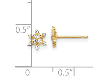 14k Yellow Gold Earrings Style YE2293 - Classique Jewelry Inc.