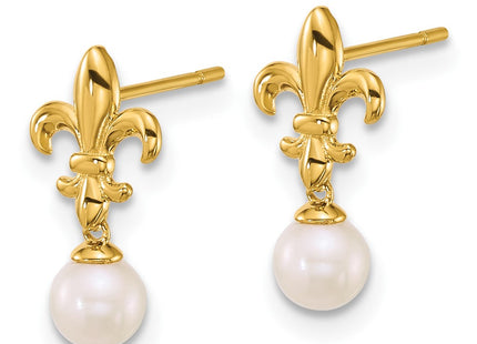 14k Yellow Gold Earrings Style YE2294 - Classique Jewelry Inc.