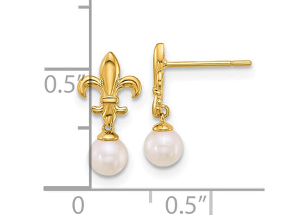 14k Yellow Gold Earrings Style YE2294 - Classique Jewelry Inc.