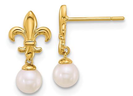 14k Yellow Gold Earrings Style YE2294 - Classique Jewelry Inc.