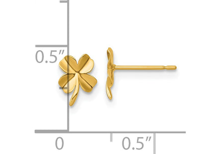 14k Yellow Gold Earrings Style YE2295 - Classique Jewelry Inc.