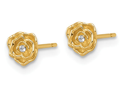 14k Yellow Gold Earrings Style YE2296 - Classique Jewelry Inc.