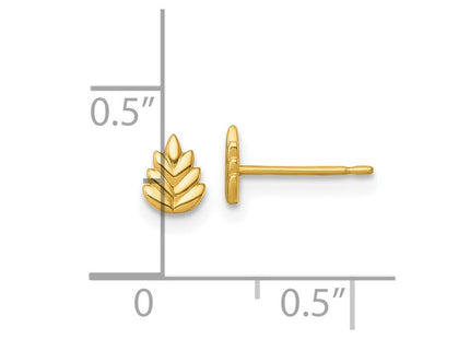 14k Yellow Gold Earrings Style YE2299 - Classique Jewelry Inc.