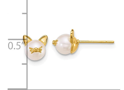 14k Yellow Gold Earrings Style YE2303 - Classique Jewelry Inc.