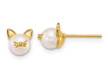 14k Yellow Gold Earrings Style YE2303 - Classique Jewelry Inc.