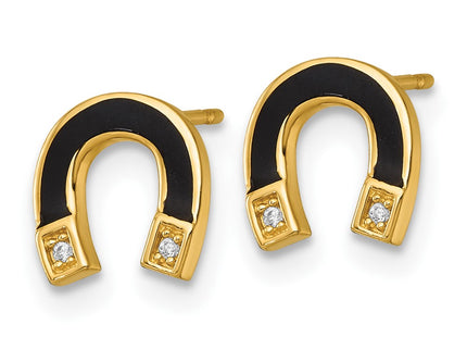 14k Yellow Gold Earrings Style YE2304 - Classique Jewelry Inc.