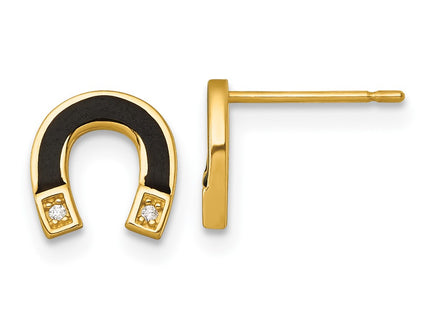 14k Yellow Gold Earrings Style YE2304 - Classique Jewelry Inc.