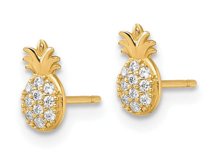 14k Yellow Gold Earrings Style YE2305 - Classique Jewelry Inc.