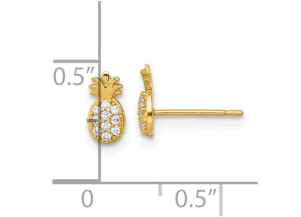 14k Yellow Gold Earrings Style YE2305 - Classique Jewelry Inc.