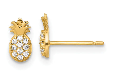 14k Yellow Gold Earrings Style YE2305 - Classique Jewelry Inc.