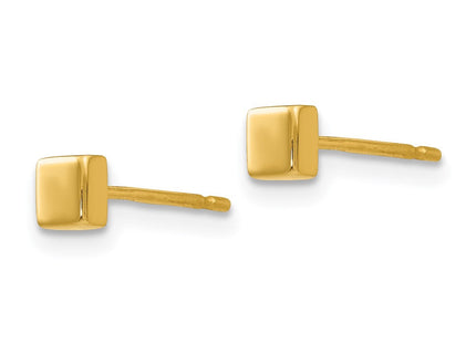 14K gold earring, alternate view