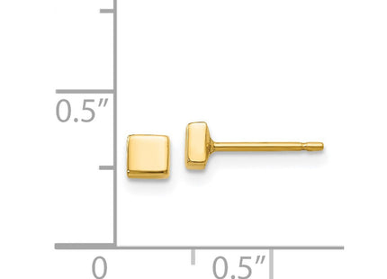 14K gold earring, further view