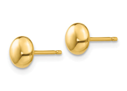 14K gold earrings, alternate view