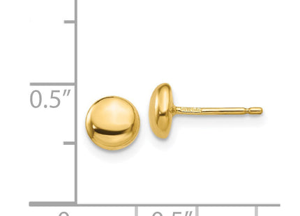 14K gold earrings, further view