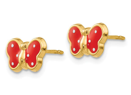 14k Yellow Gold Earrings Style YE594 - Classique Jewelry Inc.