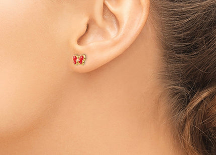 14k Yellow Gold Earrings Style YE594 - Classique Jewelry Inc.