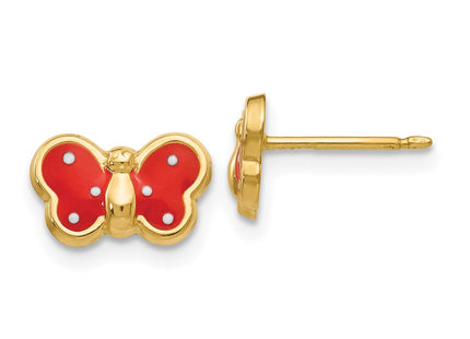 14k Yellow Gold Earrings Style YE594 - Classique Jewelry Inc.