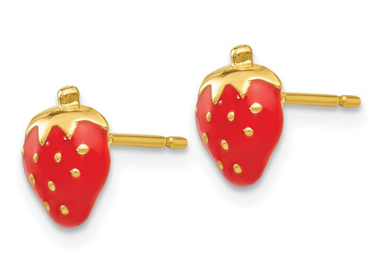 14k Yellow Gold Earrings Style YE595 - Classique Jewelry Inc.