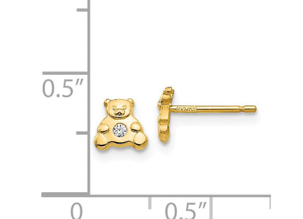 14k Yellow Gold Earrings Style YE600 - Classique Jewelry Inc.