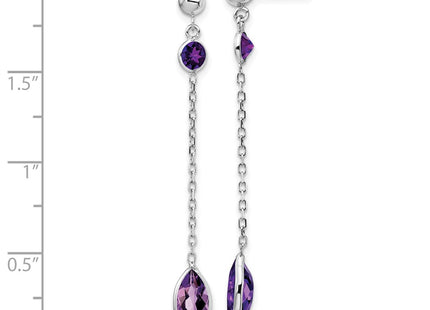 14k White Gold Earrings Style YE711 - Classique Jewelry Inc.