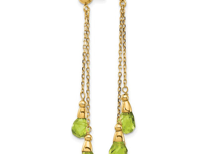 14k Yellow Gold Earrings Style YE894 - Classique Jewelry Inc.