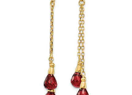 14k Yellow Gold Earrings Style YE895 - Classique Jewelry Inc.