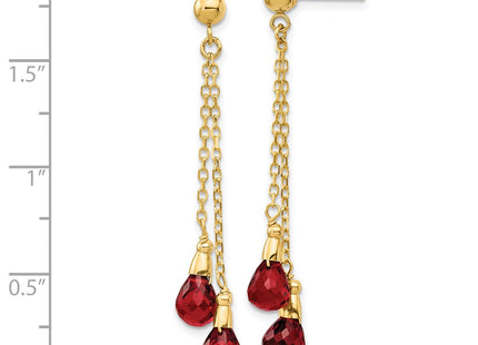 14k Yellow Gold Earrings Style YE895 - Classique Jewelry Inc.