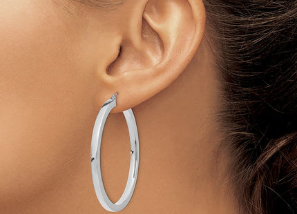 14k White Gold Earrings Style Z1119 - Classique Jewelry Inc.