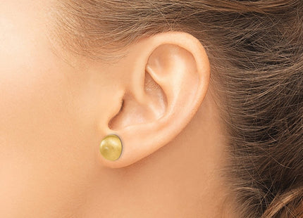 14K gold earrings, another view