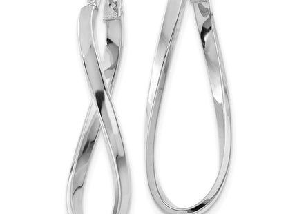 14k White Gold Earrings Style Z1227 - Classique Jewelry Inc.