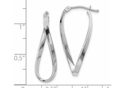 14k White Gold Earrings Style Z1227 - Classique Jewelry Inc.