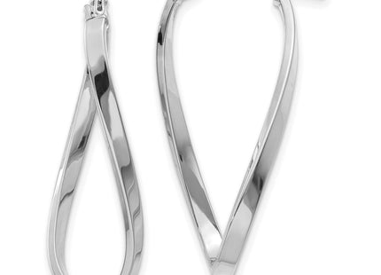 14k White Gold Earrings Style Z1227 - Classique Jewelry Inc.