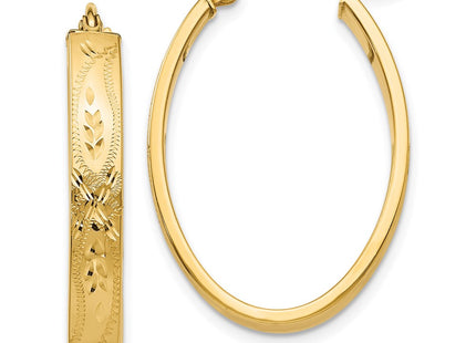 14k Yellow Gold Earrings Style Z357 - Classique Jewelry Inc.