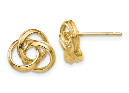 14k Yellow Gold Earrings Style Z369 - Classique Jewelry Inc.
