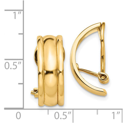 14K Fancy Non-pierced Earrings