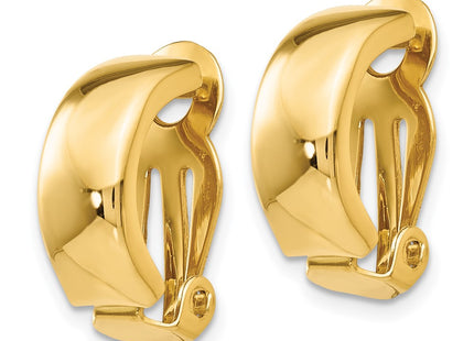 14k Yellow Gold Earrings Style Z906 - Classique Jewelry Inc.