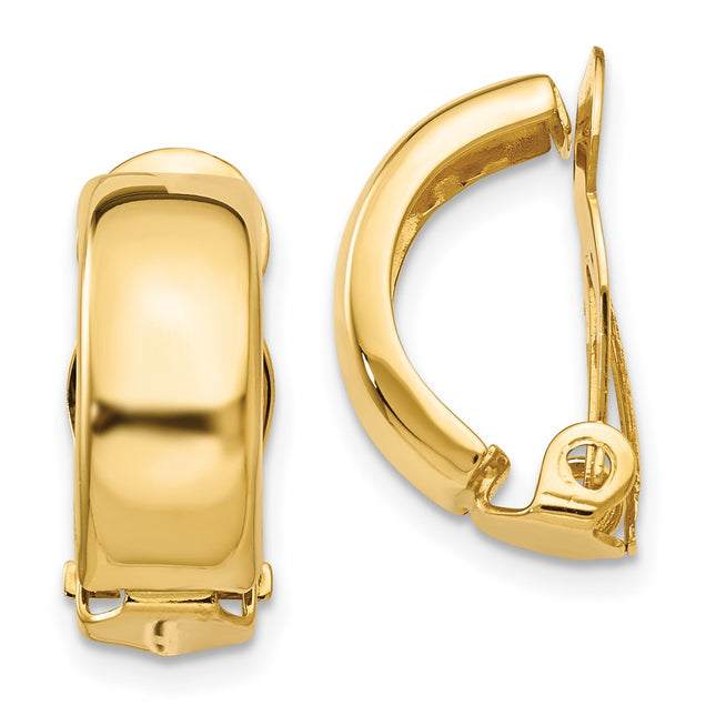14k Yellow Gold Earrings Style Z906 - Classique Jewelry Inc.